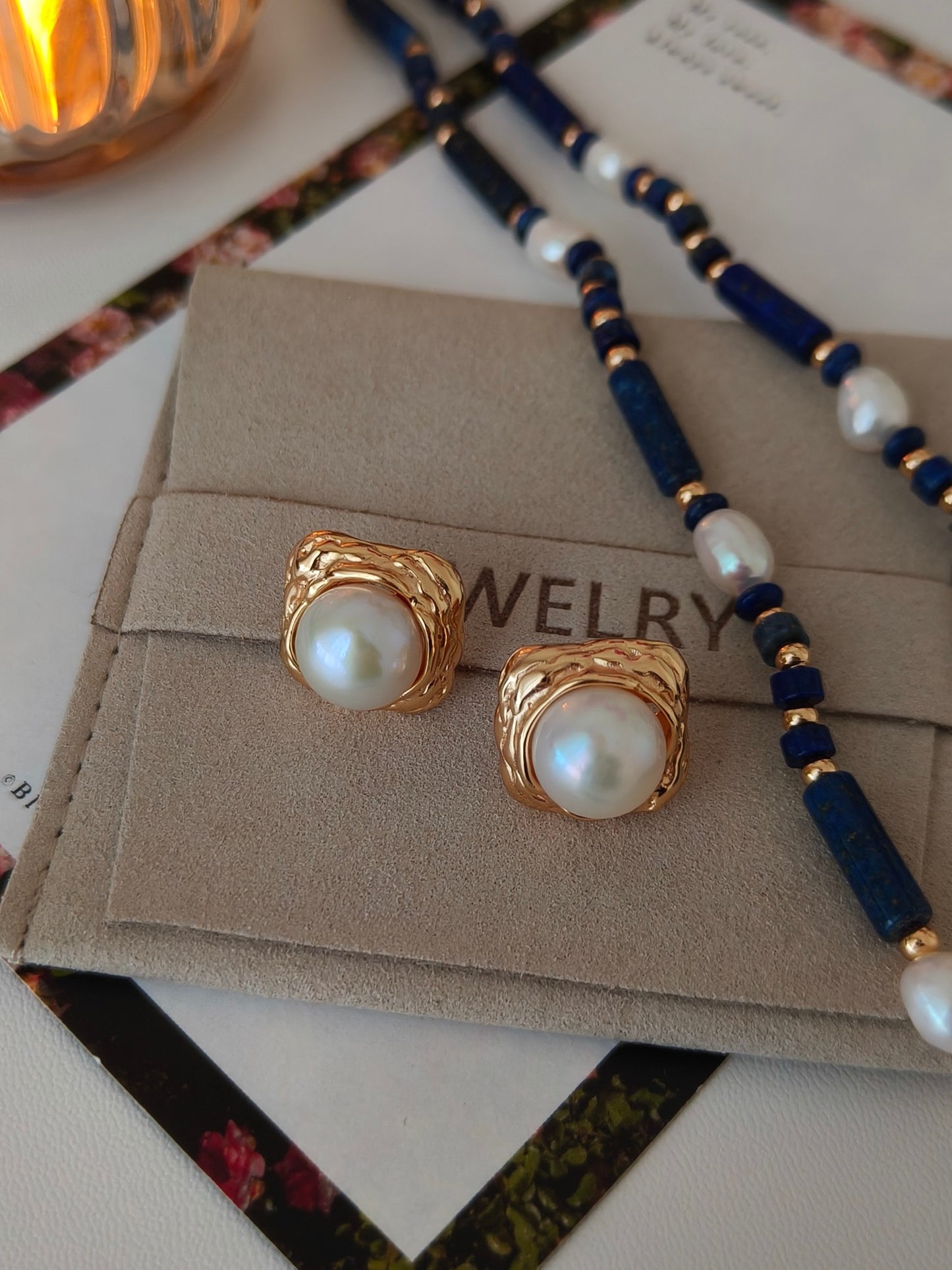 Pearl Capsule Earring