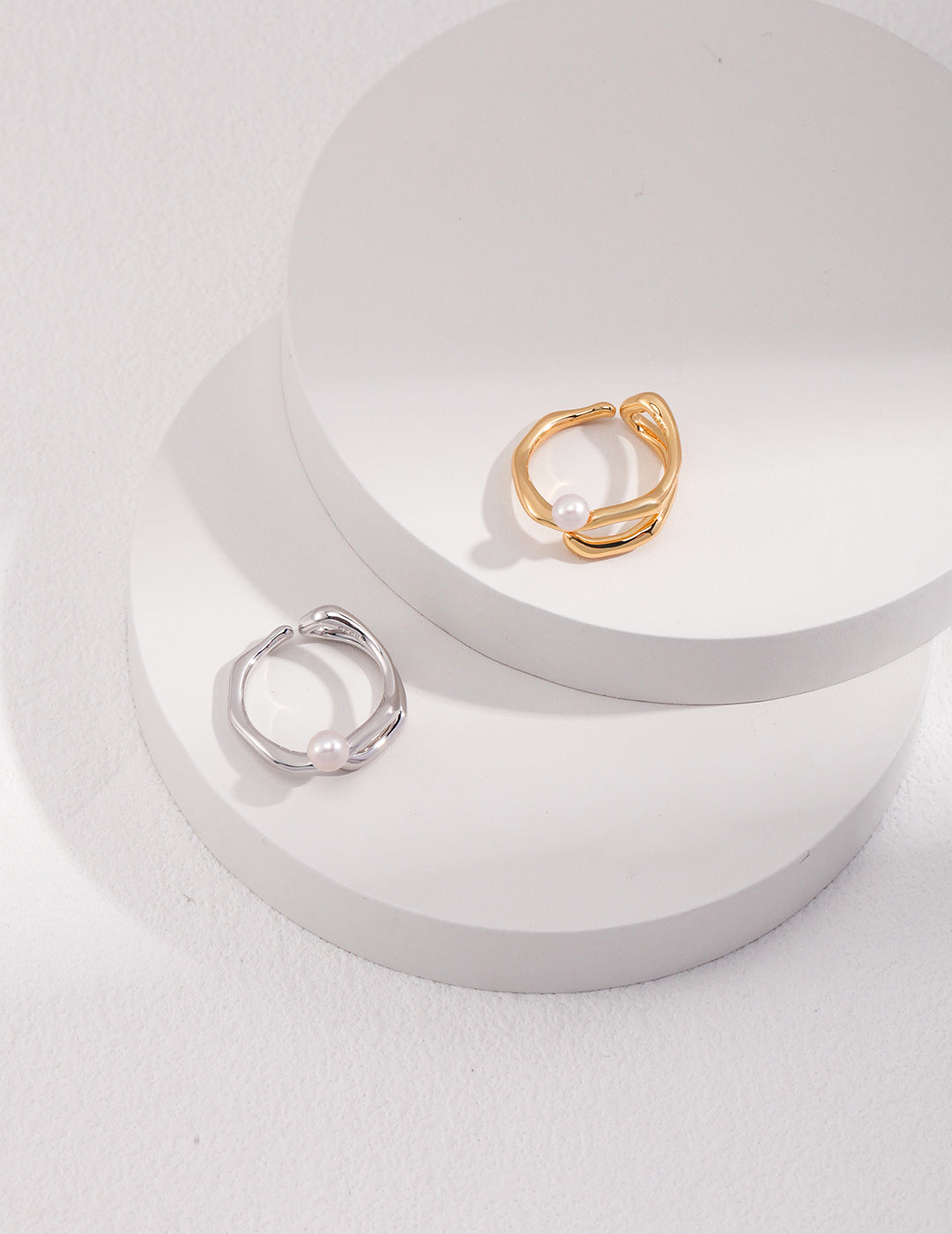 Lunar Whispering Pearl Ring