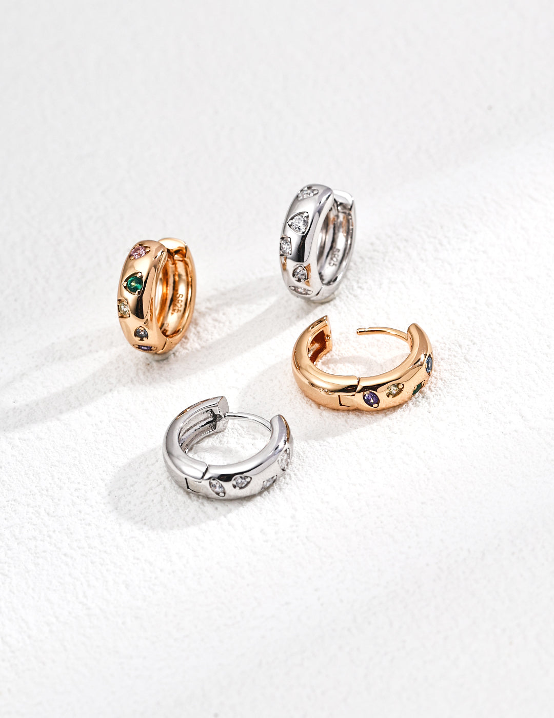 Prism Dream Huggie Hoops
