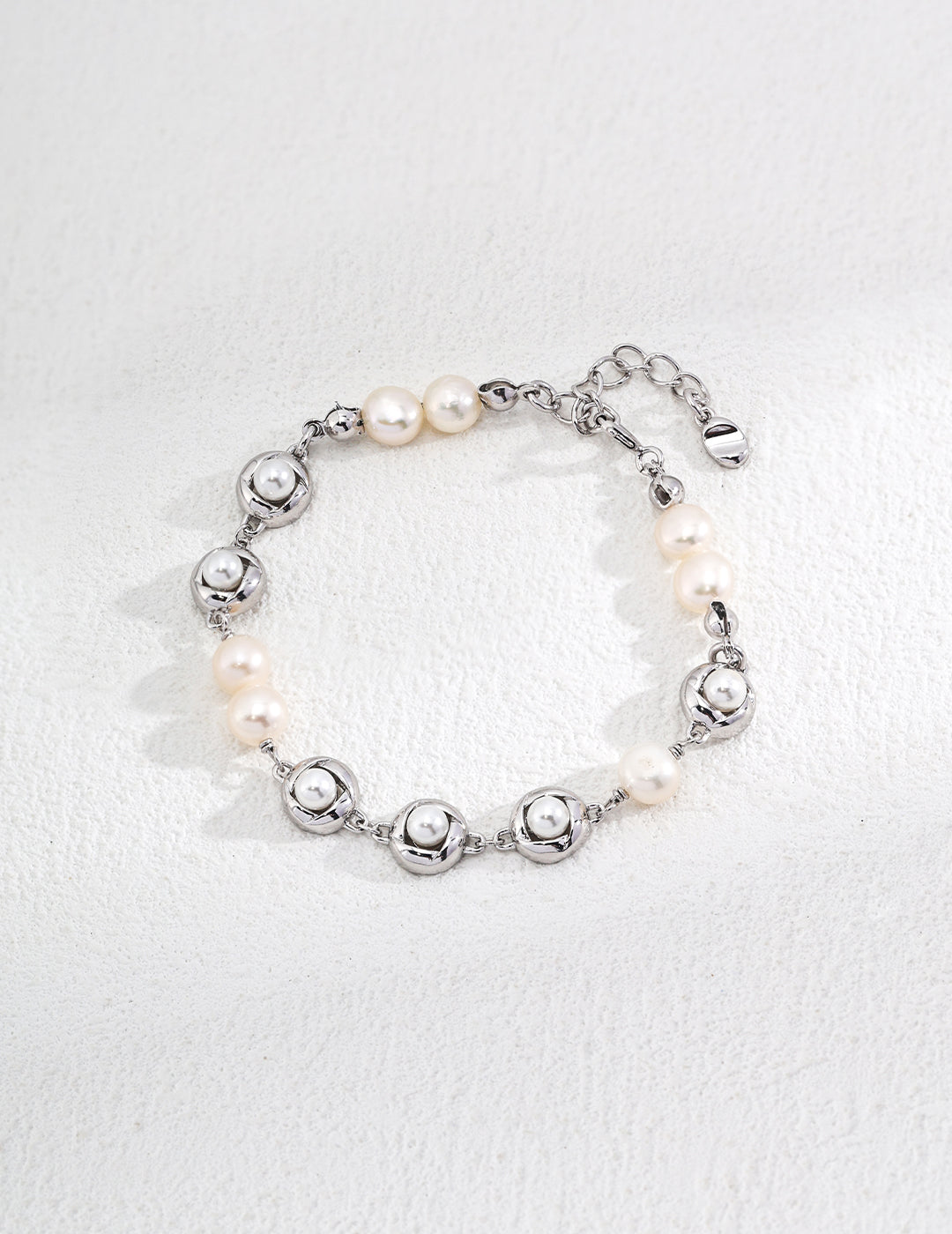 Pearl Button Bracelet