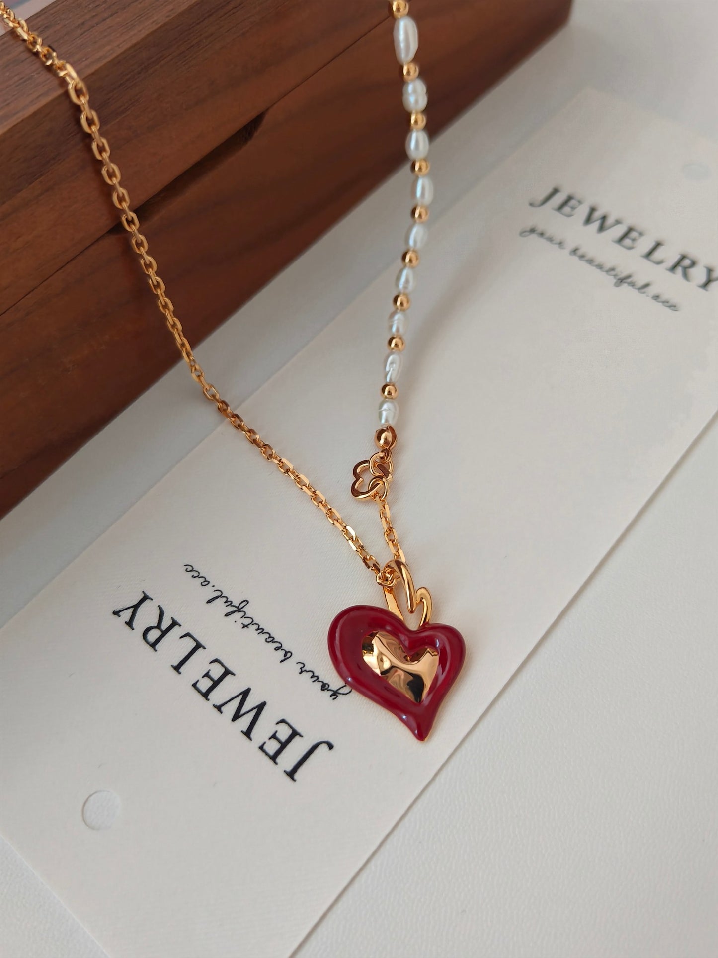 Red Heart Necklace