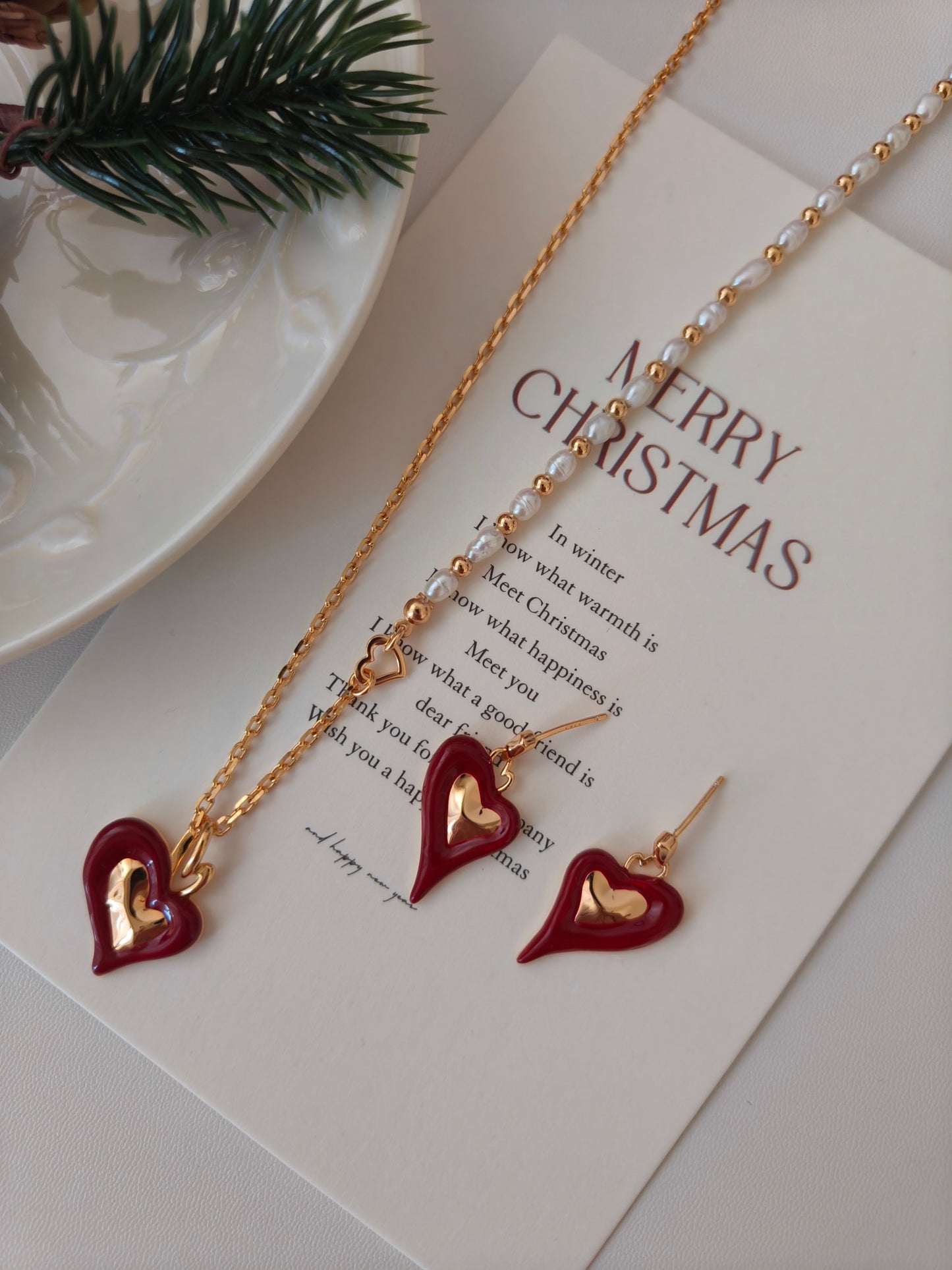 Red Heart Necklace