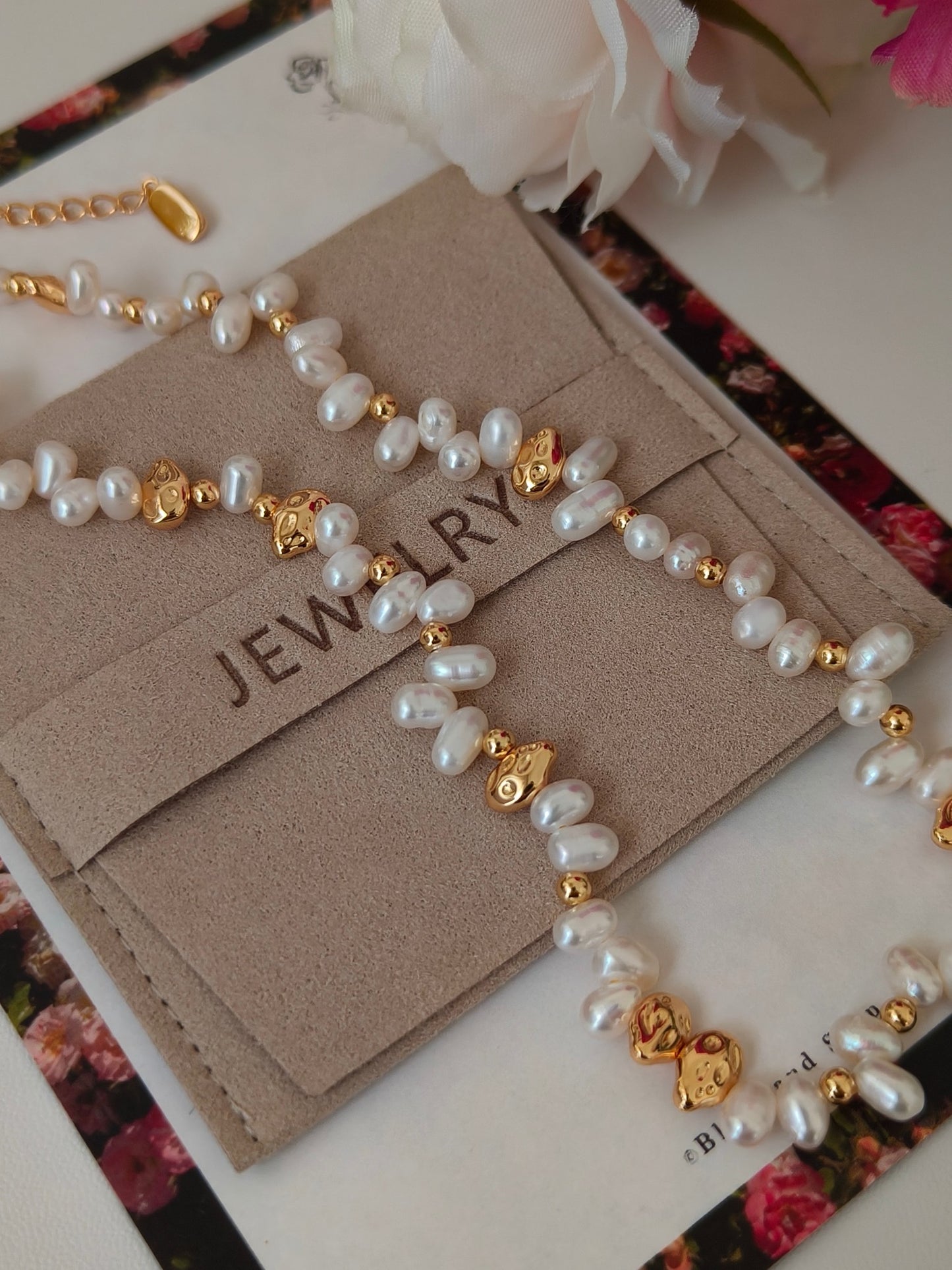 Golden Stepping Stones Necklace