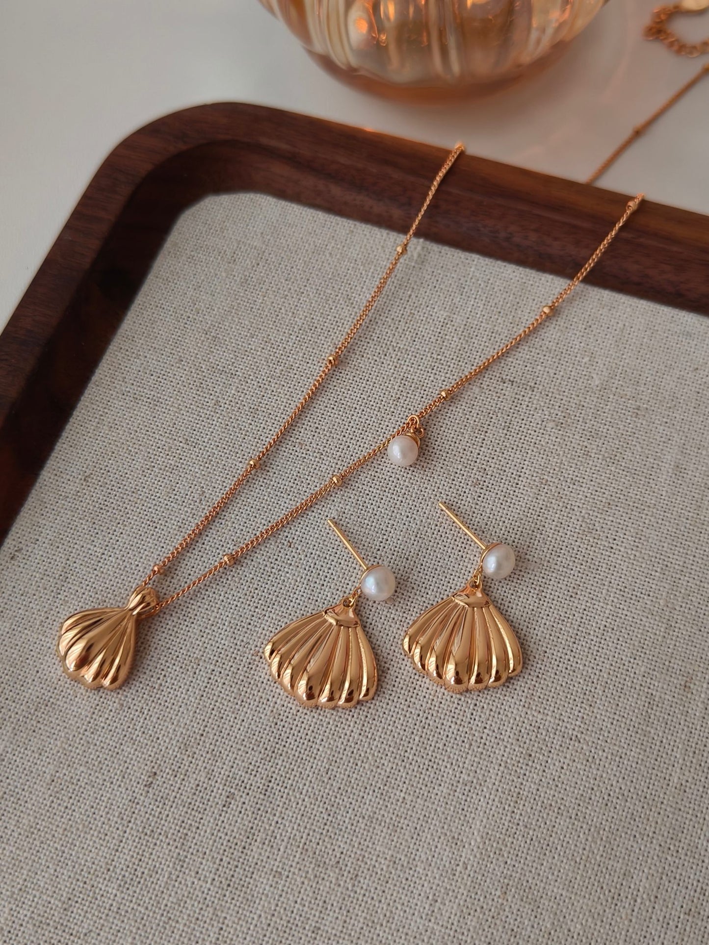 Oceana Song Necklace/Earrings Set