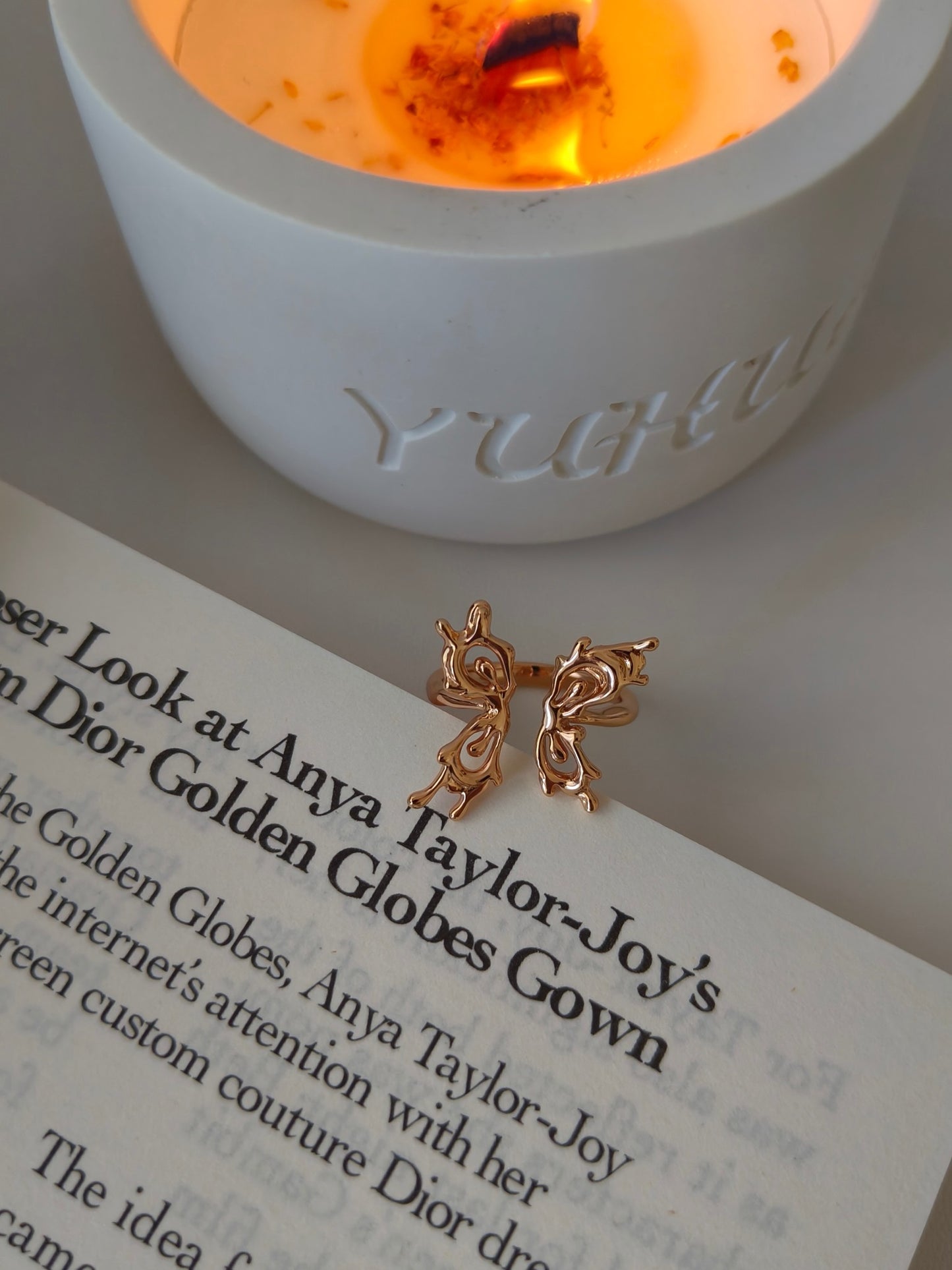 Butterfly Ajustable Ring