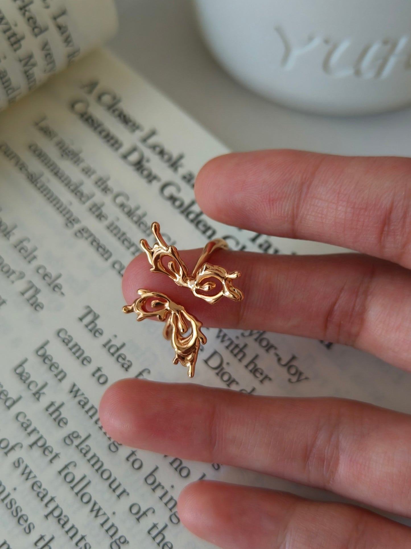 Butterfly Ajustable Ring