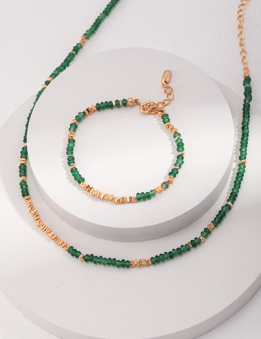 Lush Green Elegance Bracelet