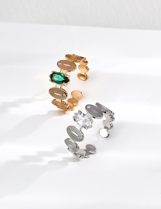 Lunar Spiral Ring