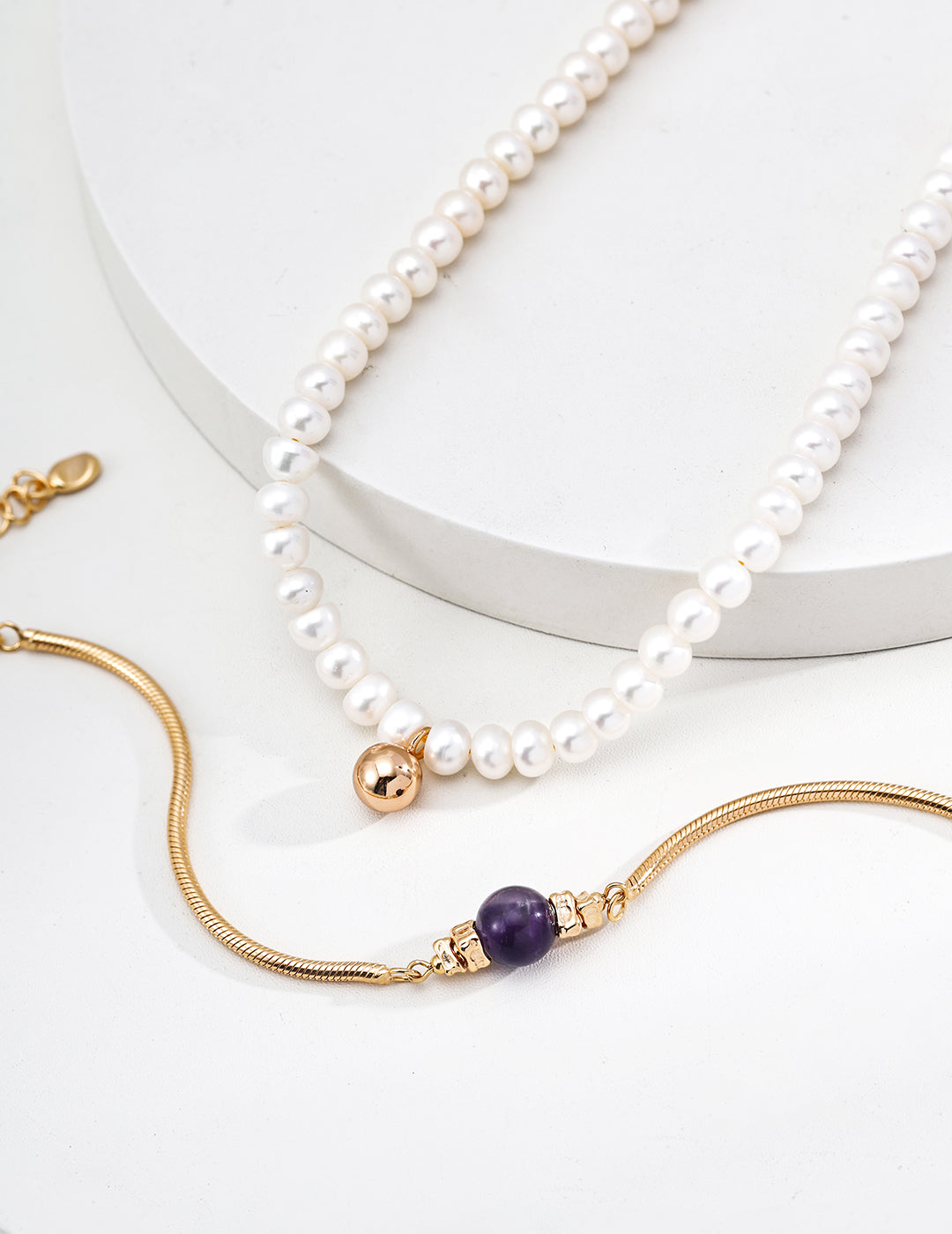 Midnight Amethyst Embrace Bracelet
