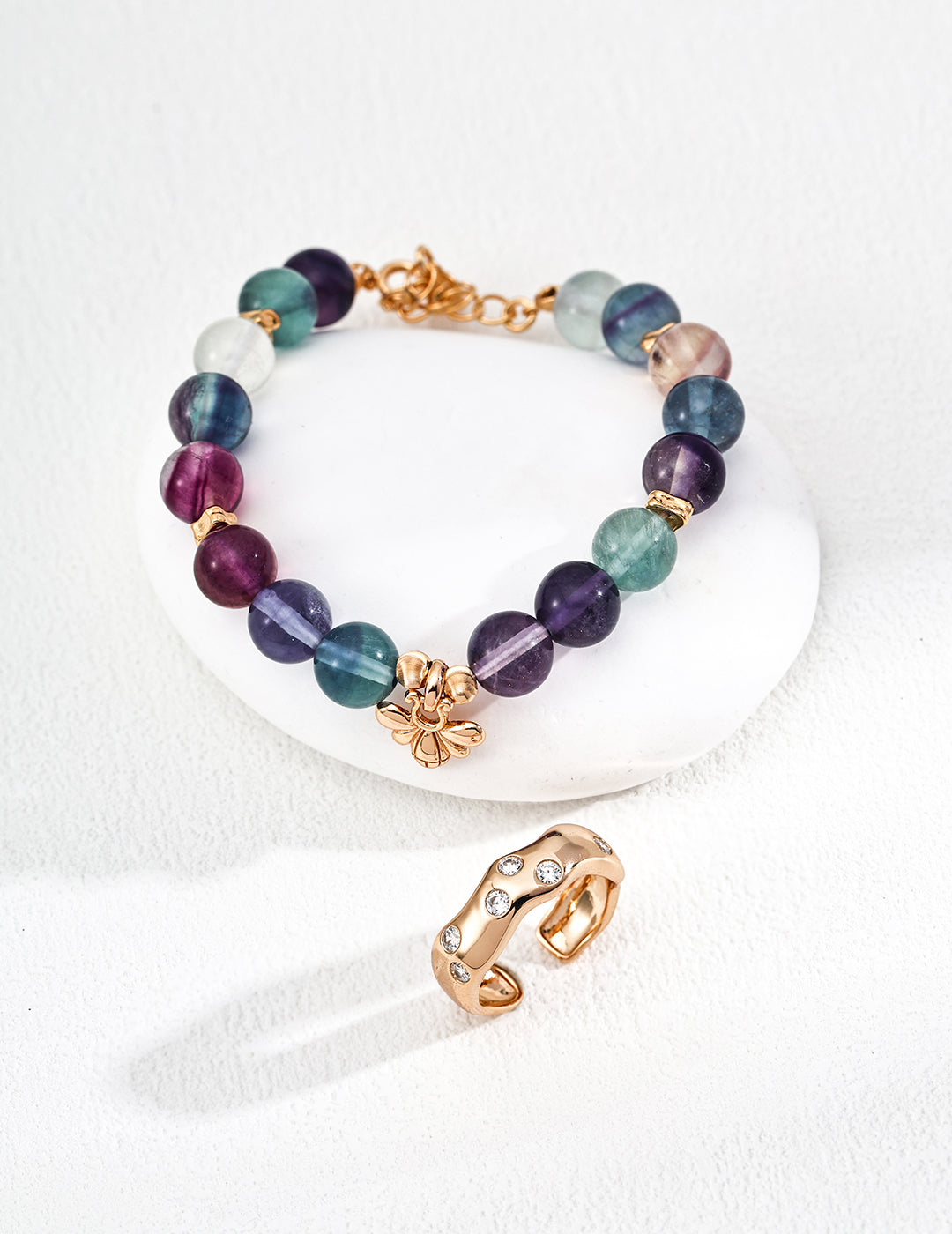 Aurora Fluorite Bracelet