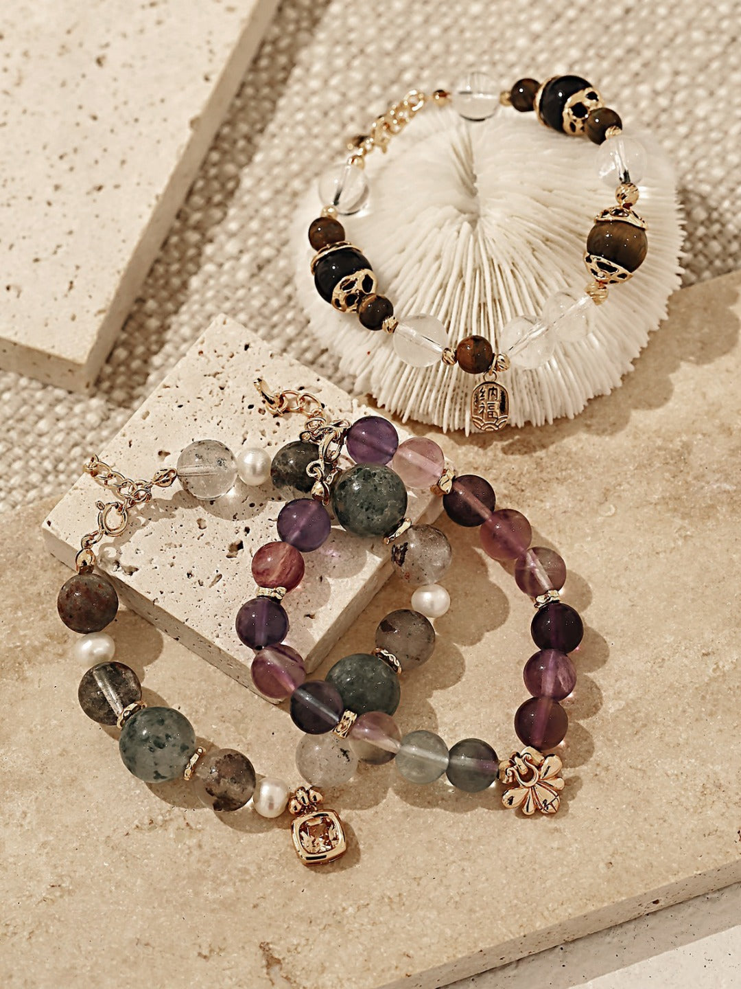 Aurora Fluorite Bracelet