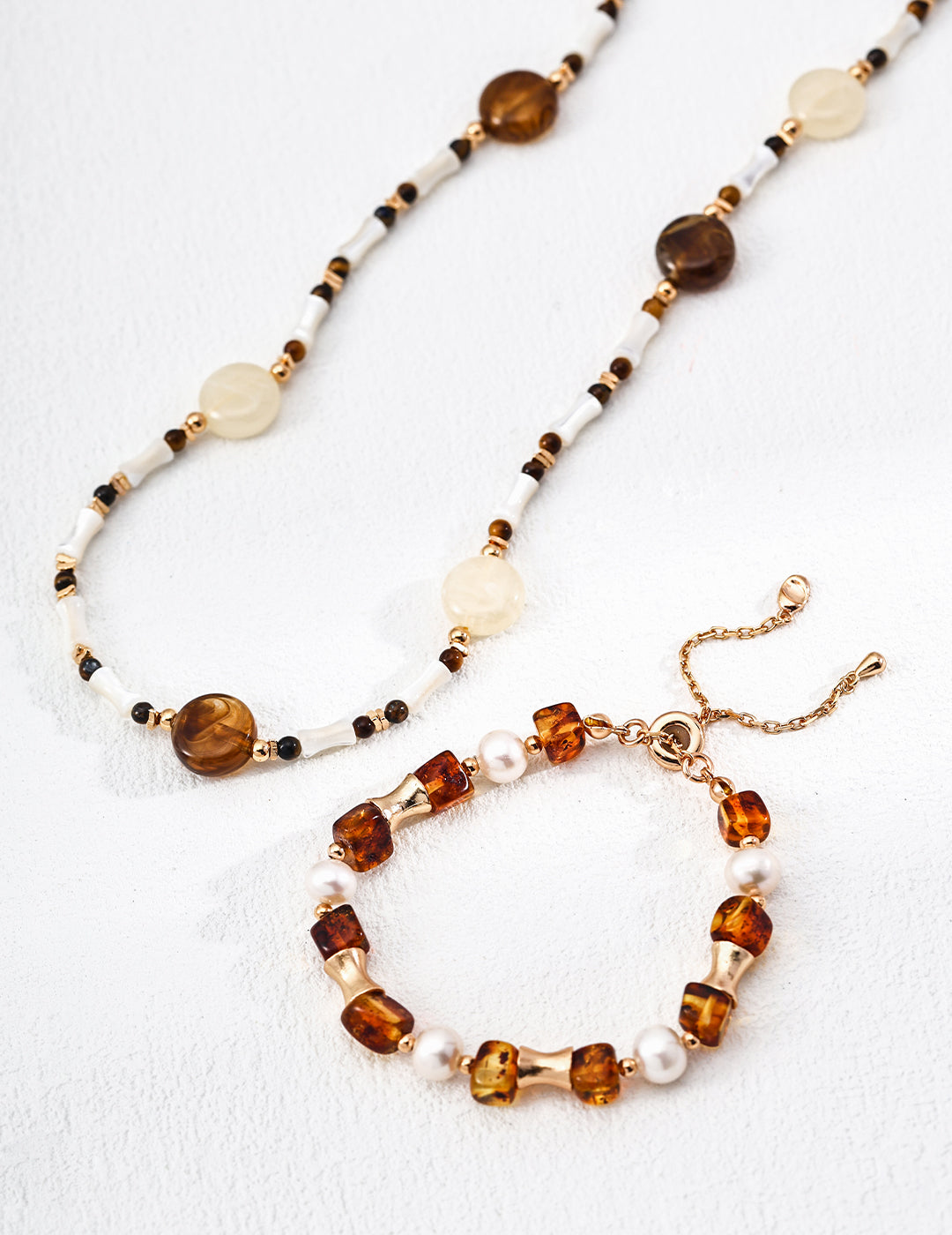 Pearl Amber Bracelet