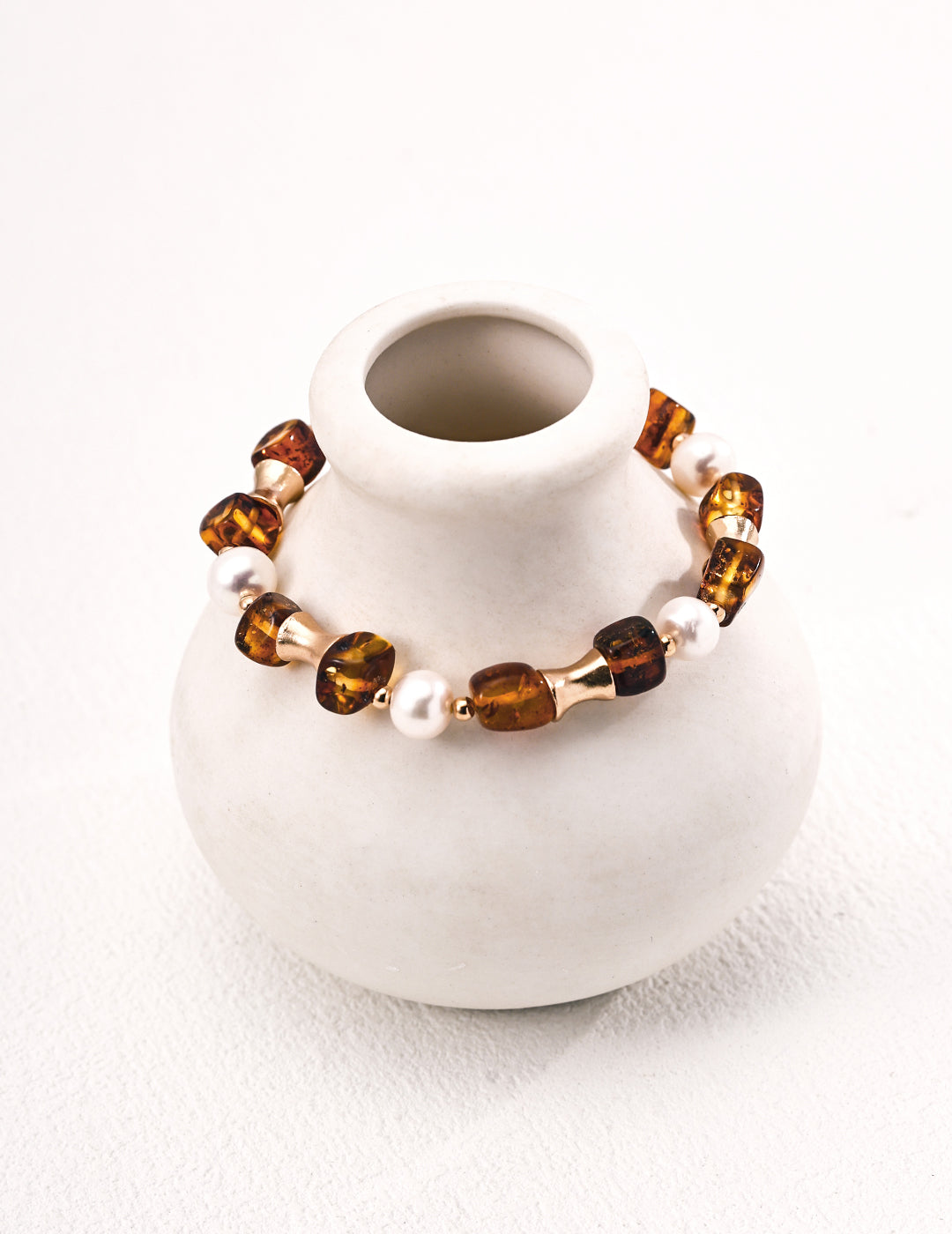 Pearl Amber Bracelet