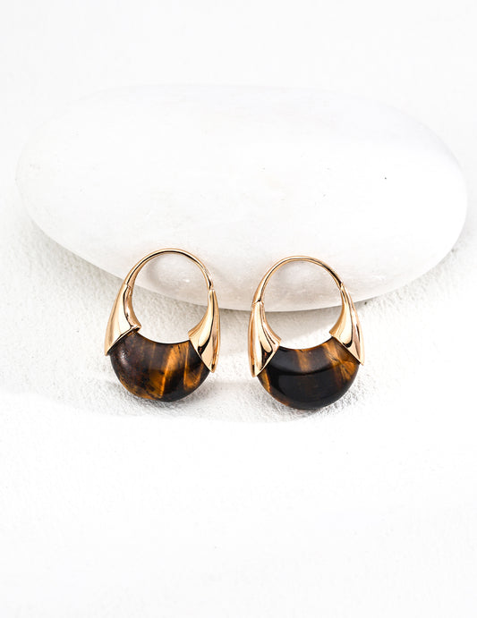 Golden Eclipse Earrings