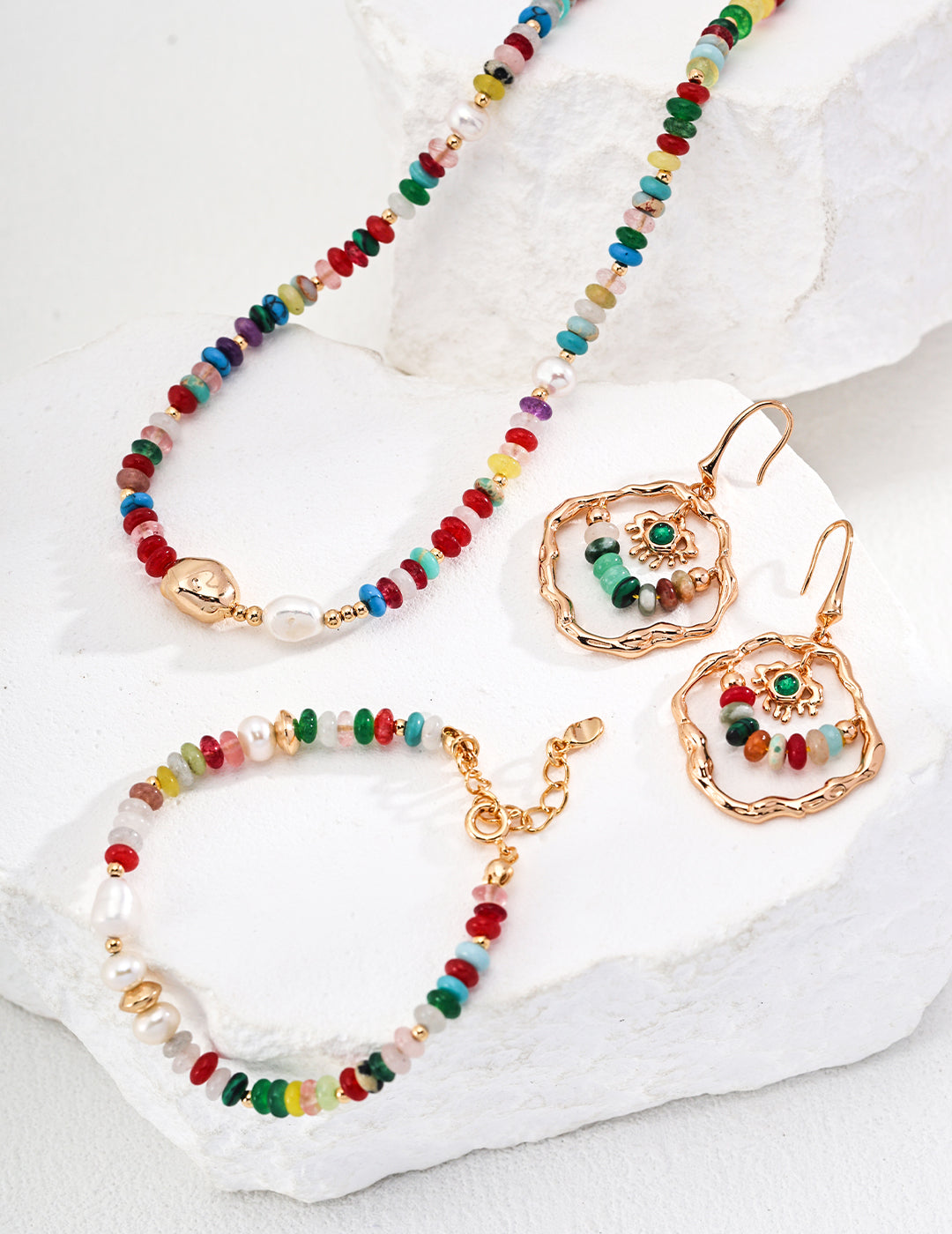Rainbow Gem Delight Bracelet