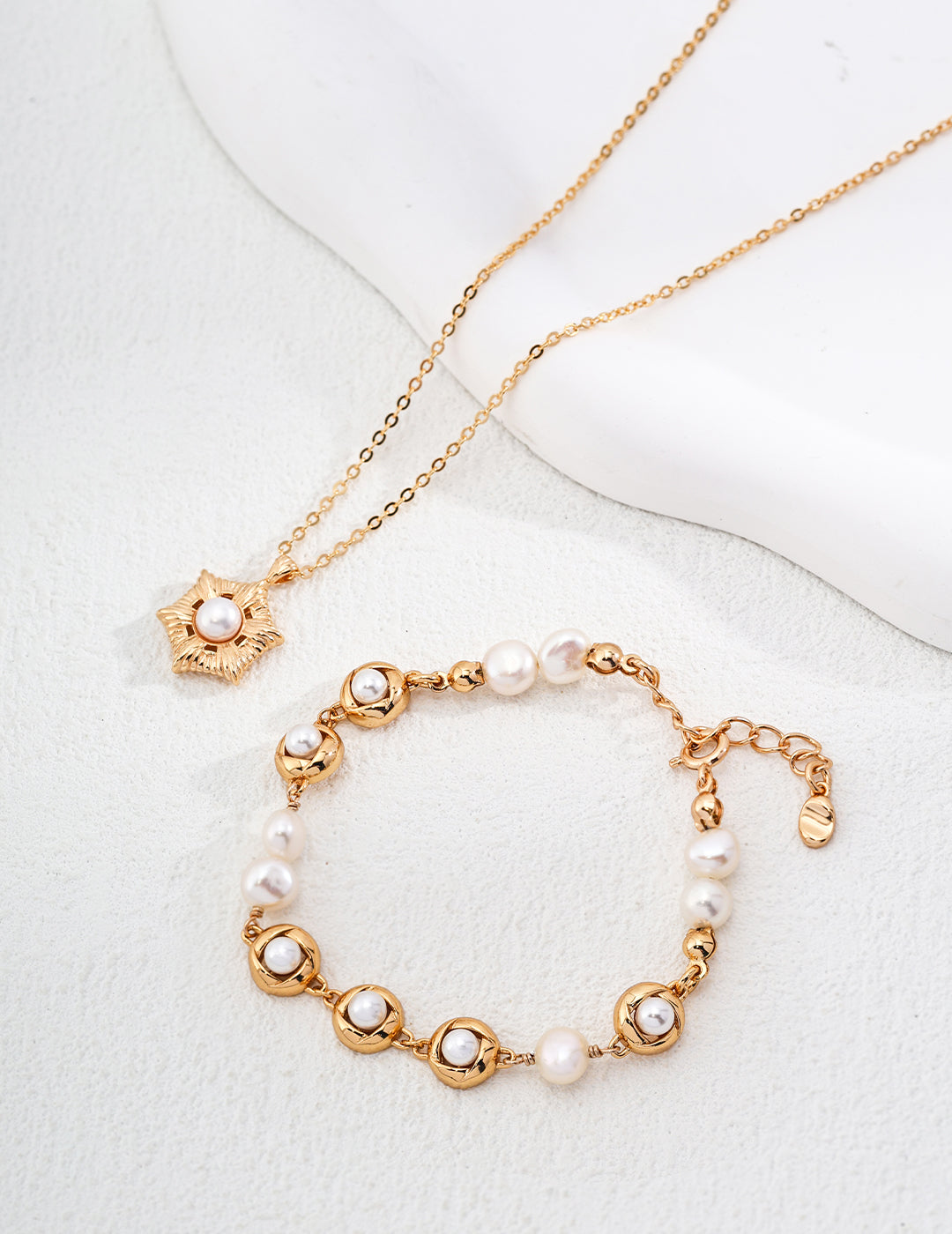 Pearl Button Bracelet