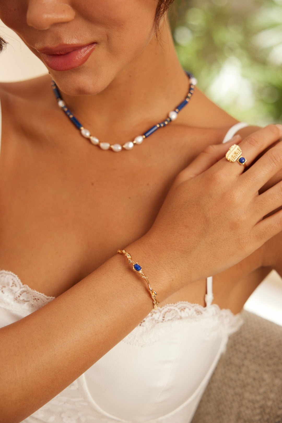 Natural Lapis Lazuli Bracelet